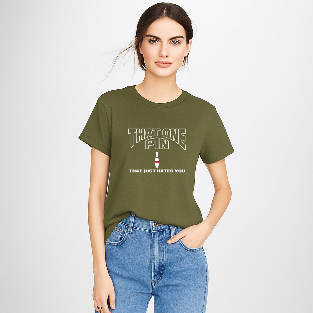 Bowling That One Pin That Just Hates You Funny Bowler T-Shirt
