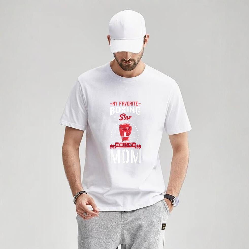 Boxing Ring Boxer Gloves Mom Coach Mother's Day T-Shirt