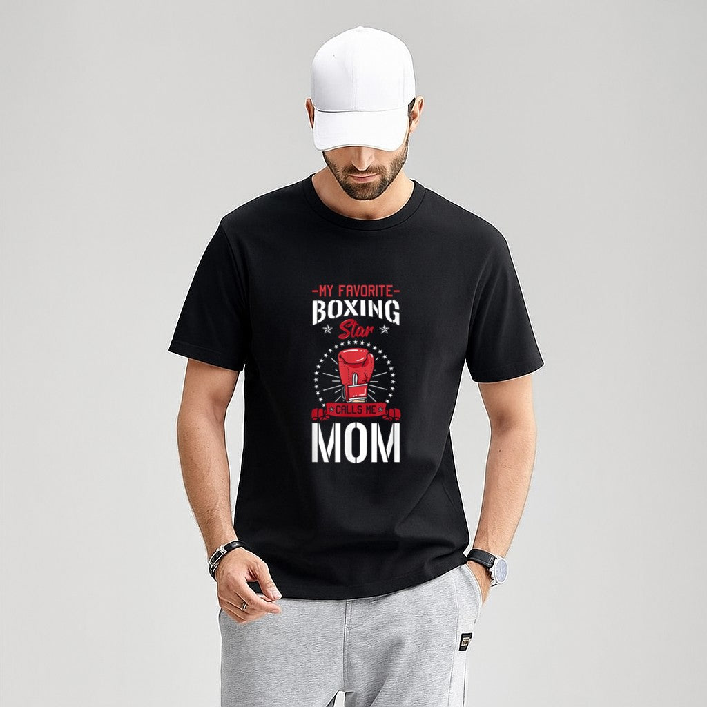 Boxing Ring Boxer Gloves Mom Coach Mother's Day T-Shirt