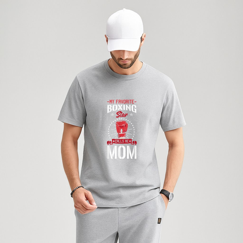Boxing Ring Boxer Gloves Mom Coach Mother's Day T-Shirt