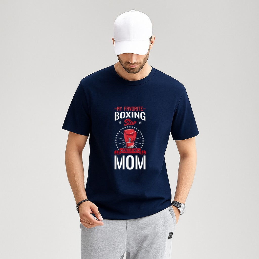 Boxing Ring Boxer Gloves Mom Coach Mother's Day T-Shirt