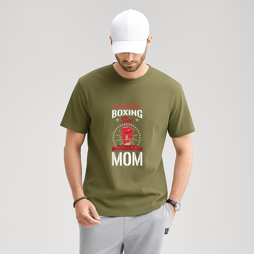 Boxing Ring Boxer Gloves Mom Coach Mother's Day T-Shirt