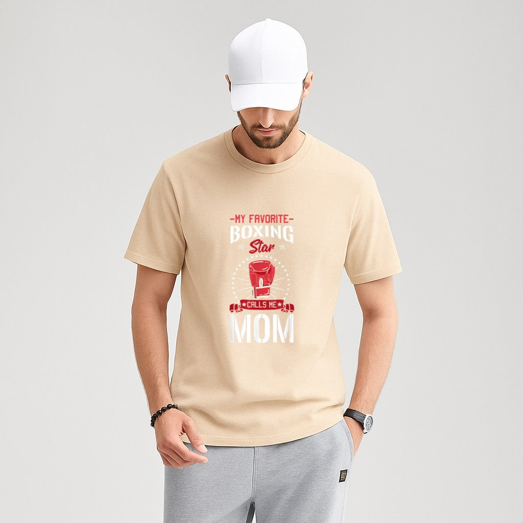 Boxing Ring Boxer Gloves Mom Coach Mother's Day T-Shirt