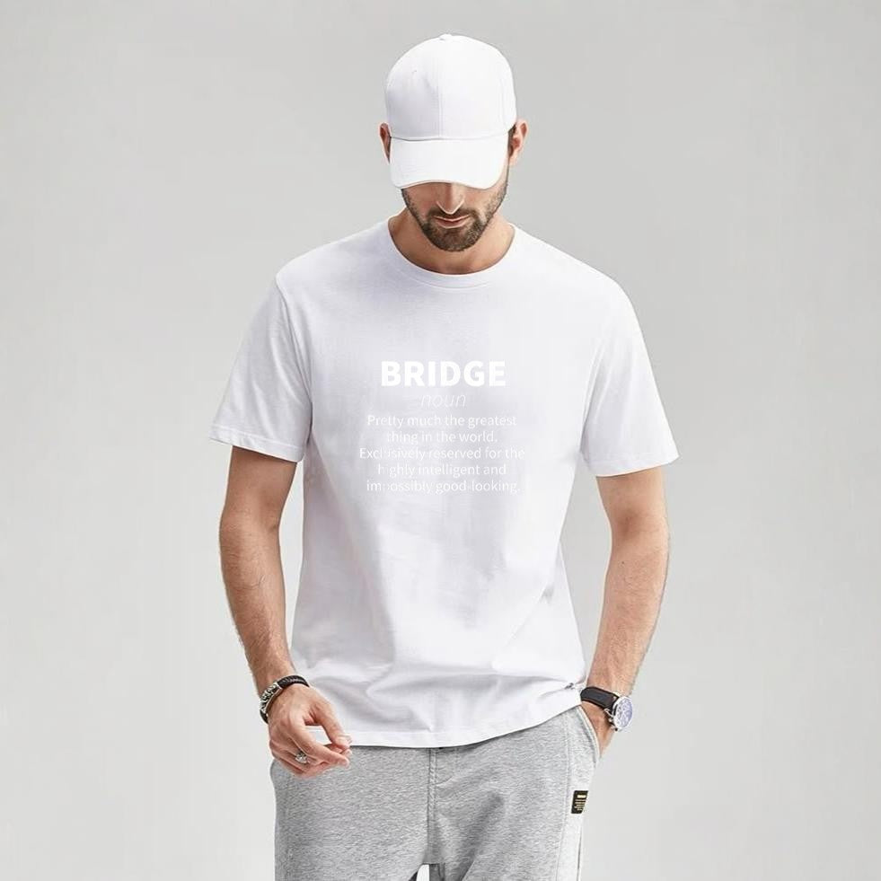 Bridge Funny Definition Card Player T-Shirt