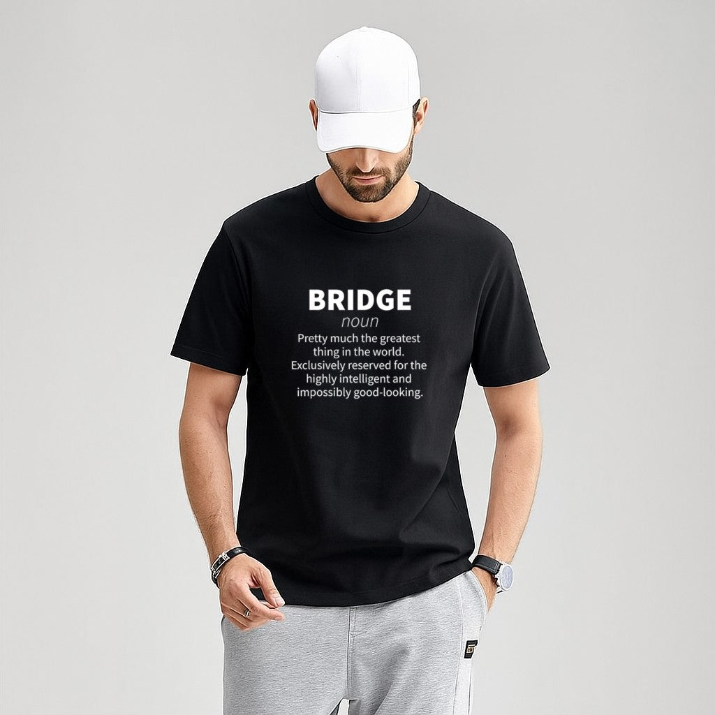 Bridge Funny Definition Card Player T-Shirt