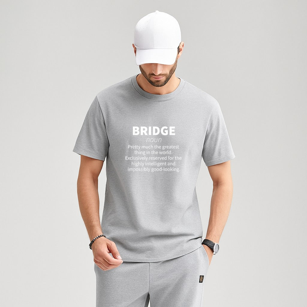 Bridge Funny Definition Card Player T-Shirt