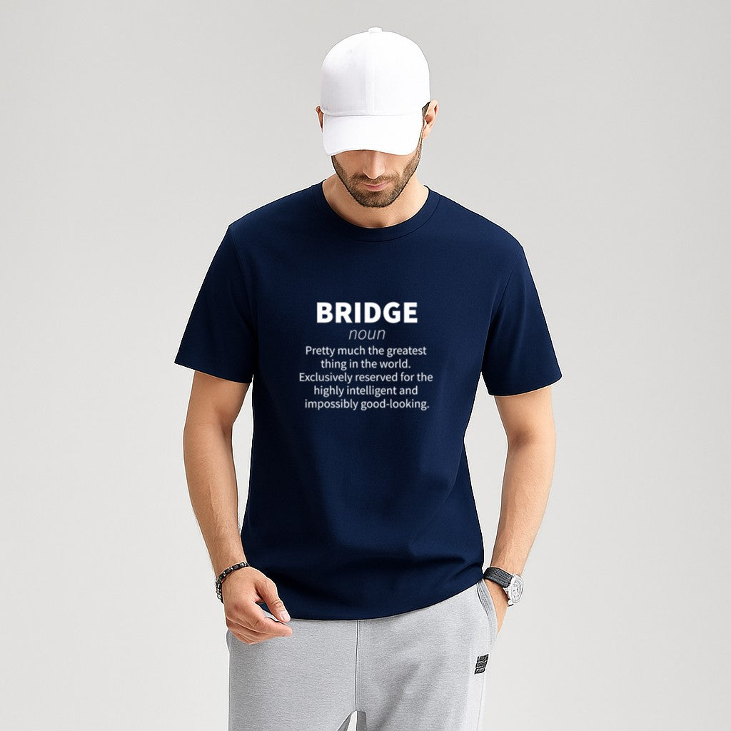 Bridge Funny Definition Card Player T-Shirt