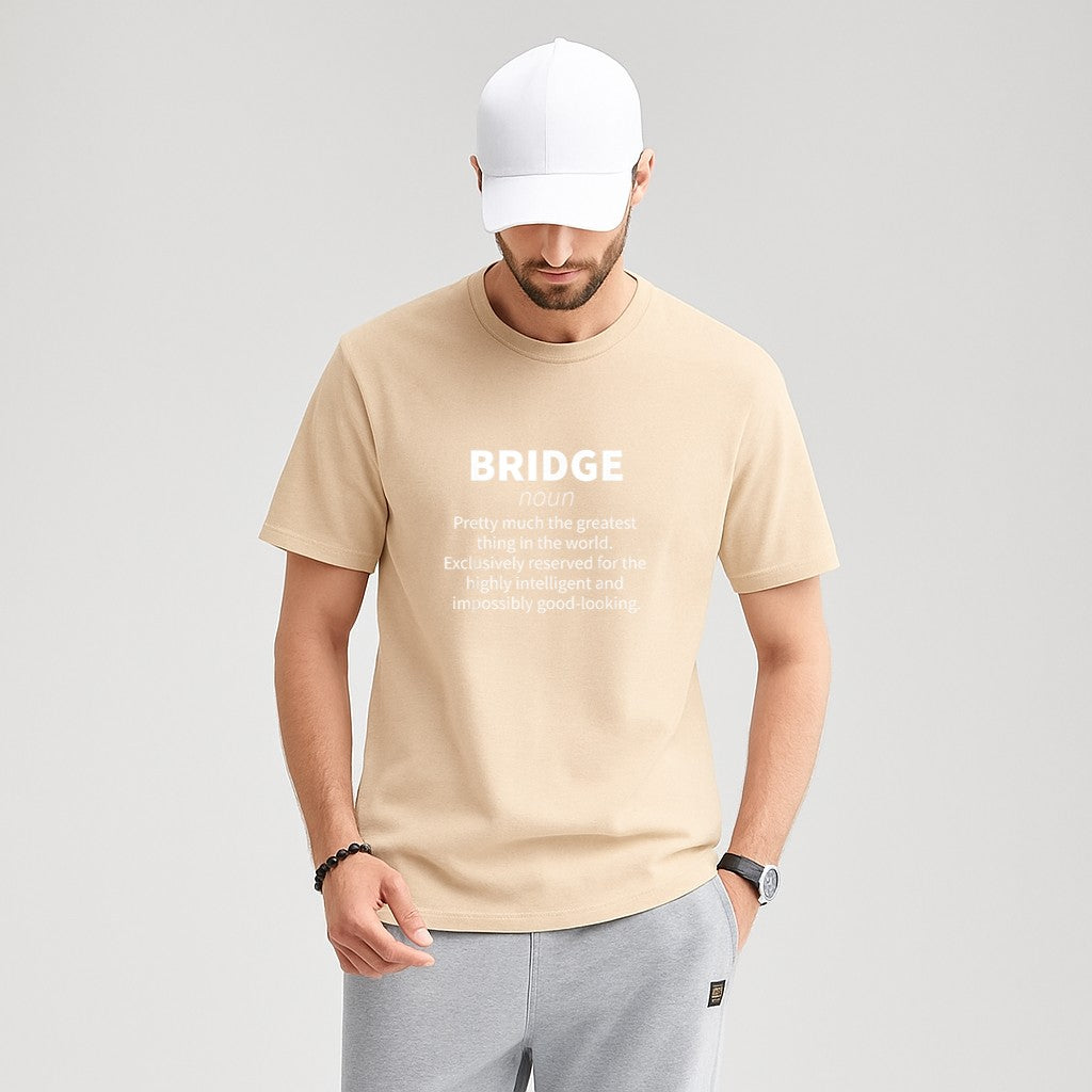 Bridge Funny Definition Card Player T-Shirt