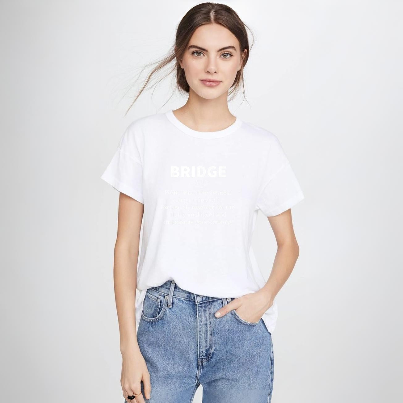 Bridge Funny Definition Card Player T-Shirt