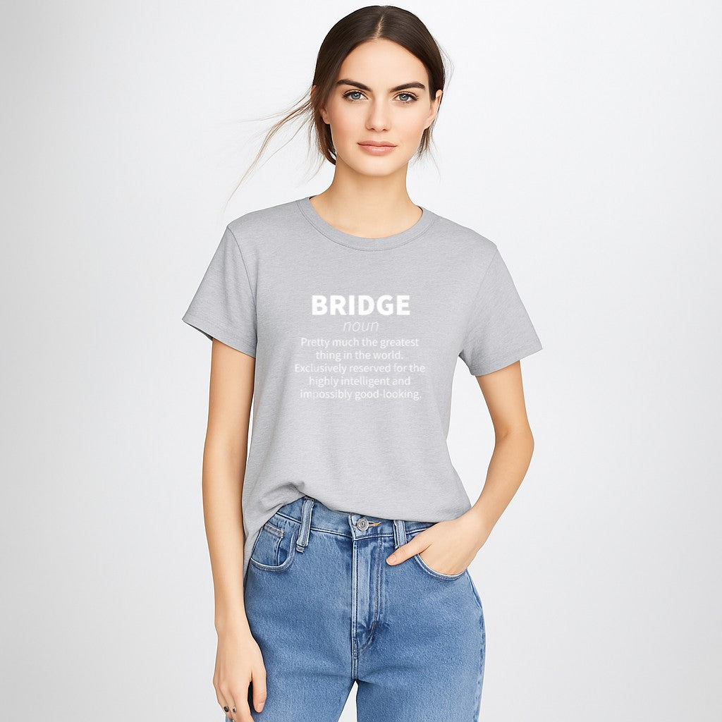 Bridge Funny Definition Card Player T-Shirt
