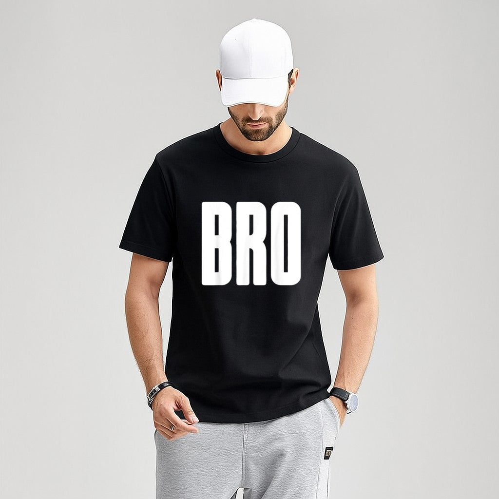 BRO Big Little Buddy Friend Cool Fraternity Tee T-Shirt