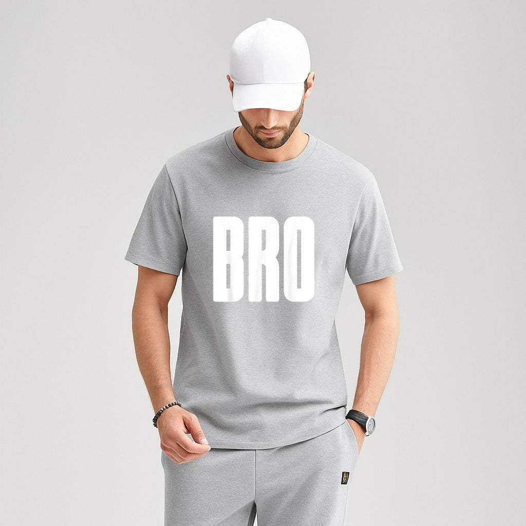 BRO Big Little Buddy Friend Cool Fraternity Tee T-Shirt