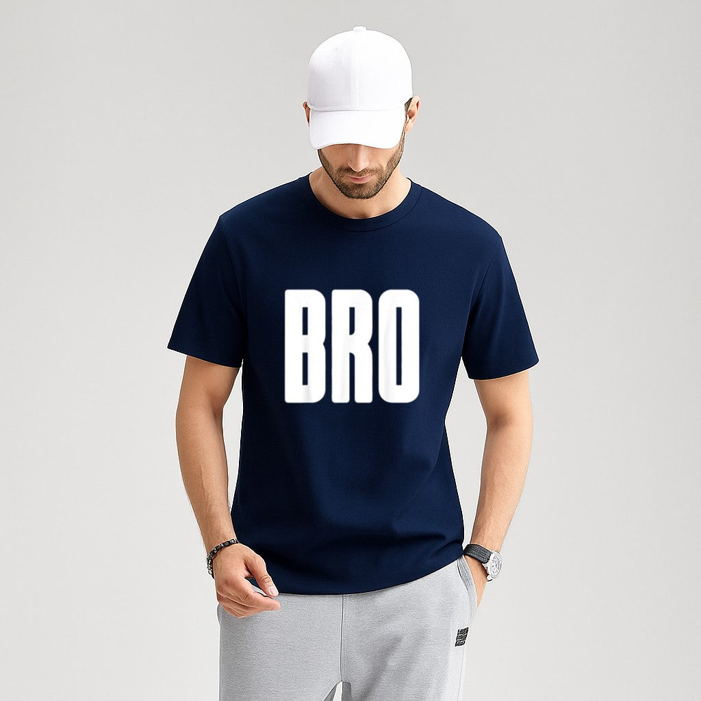 BRO Big Little Buddy Friend Cool Fraternity Tee T-Shirt