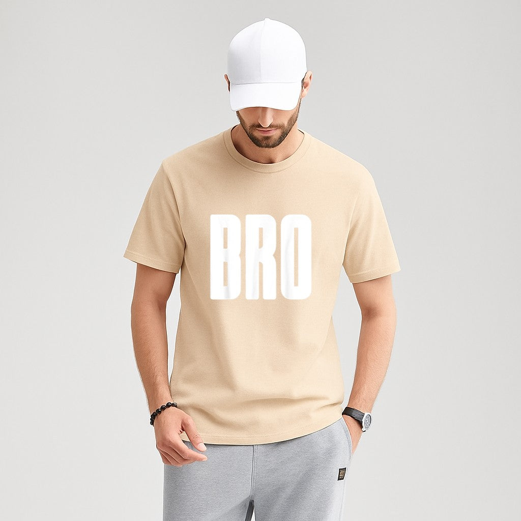 BRO Big Little Buddy Friend Cool Fraternity Tee T-Shirt