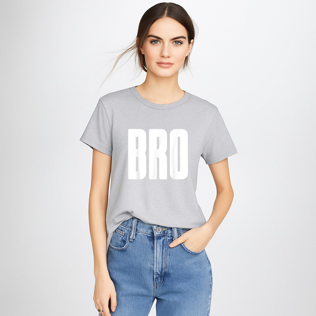 BRO Big Little Buddy Friend Cool Fraternity Tee T-Shirt