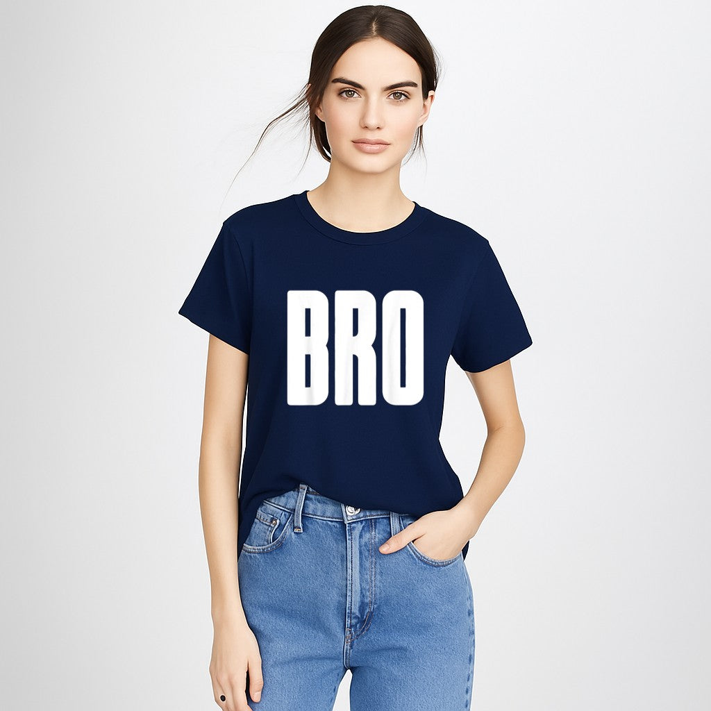 BRO Big Little Buddy Friend Cool Fraternity Tee T-Shirt