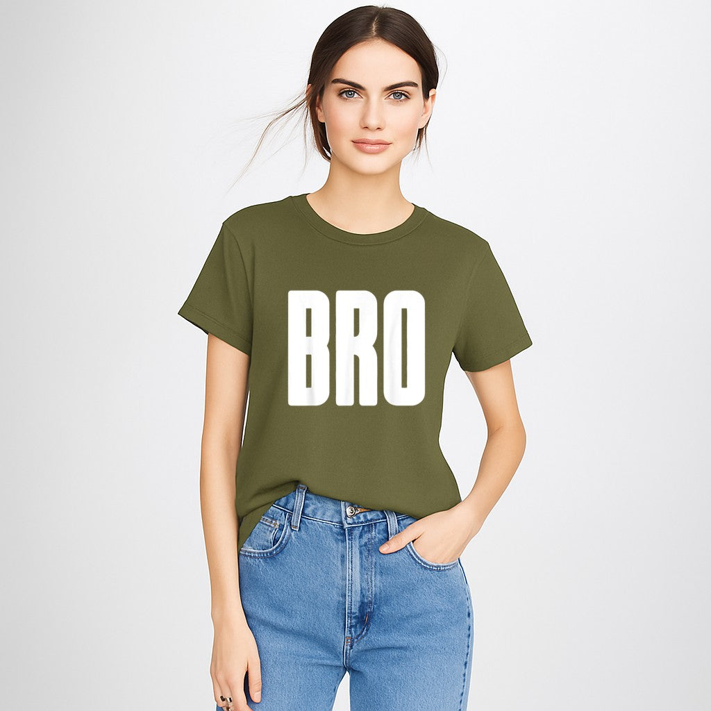 BRO Big Little Buddy Friend Cool Fraternity Tee T-Shirt